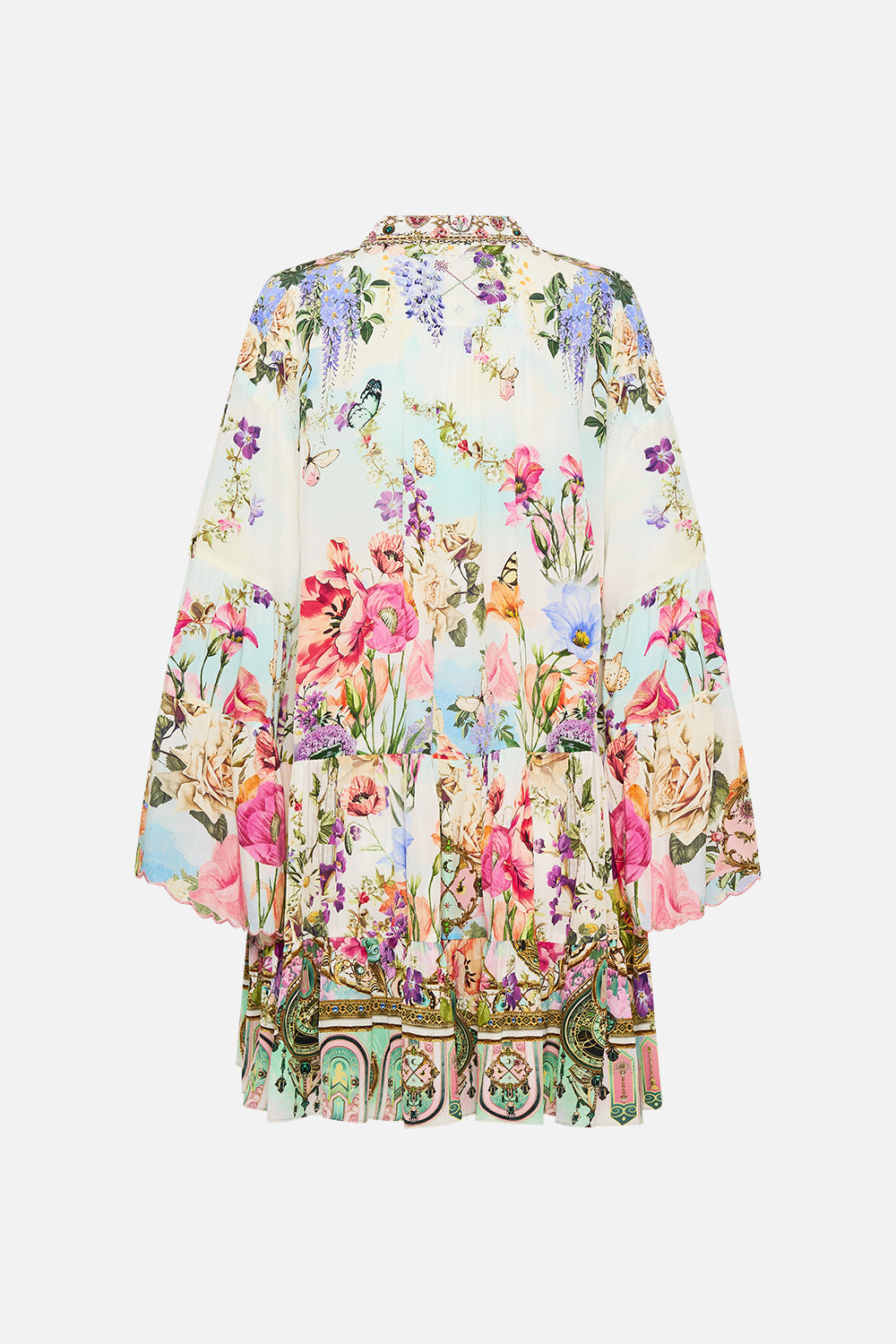 TIERED DRESS WITH COLLAR MUNCHKINLAND