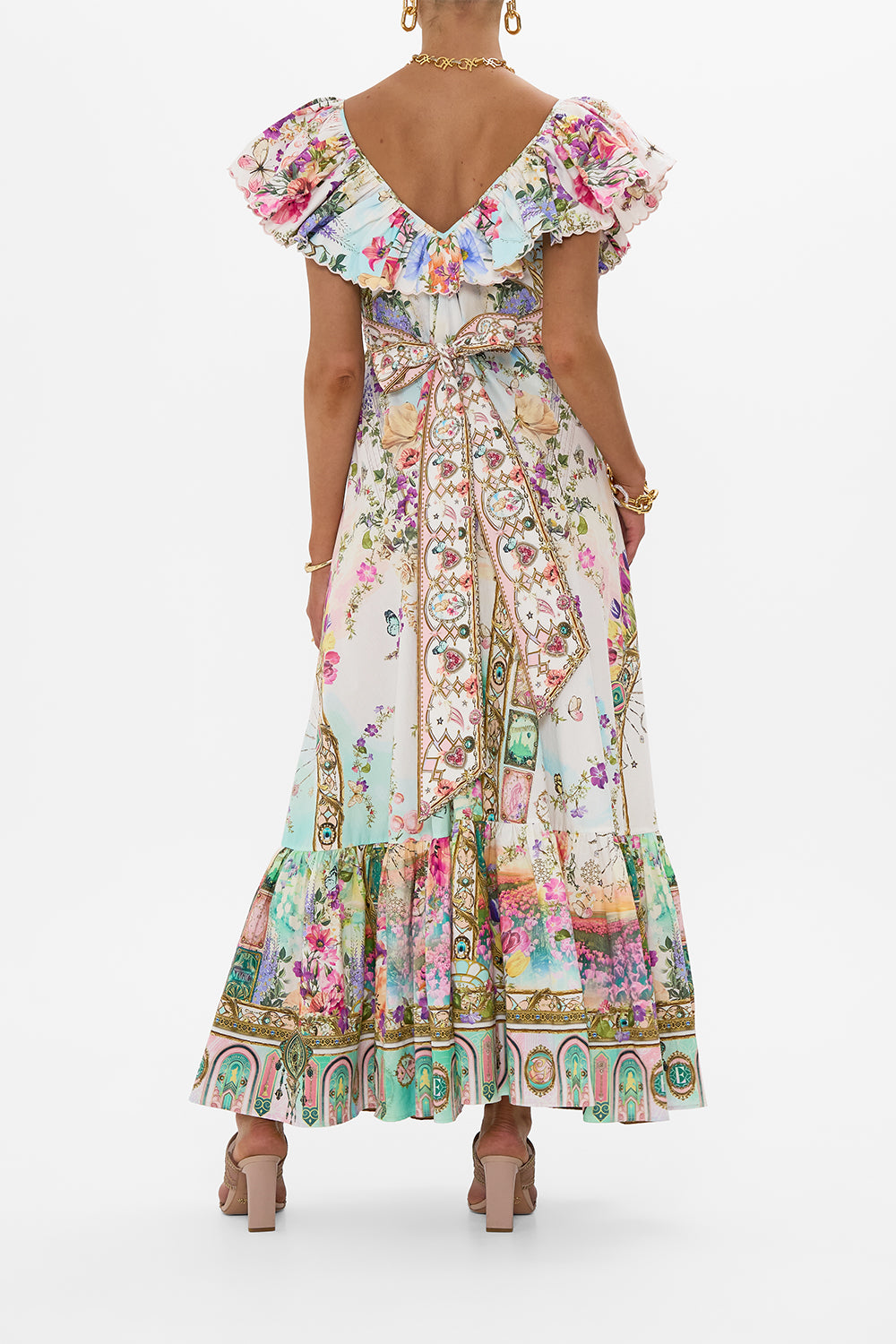 FRILL NECK DRESS WITH HARDWARE MUNCHKINLAND