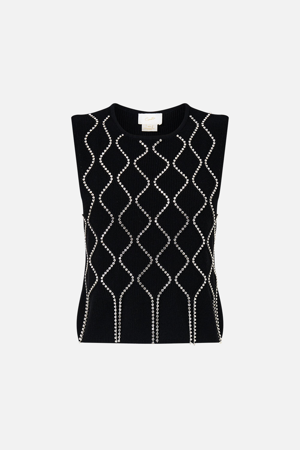 SLEEVELESS KNIT TANK TOP MONARCHY MANIA