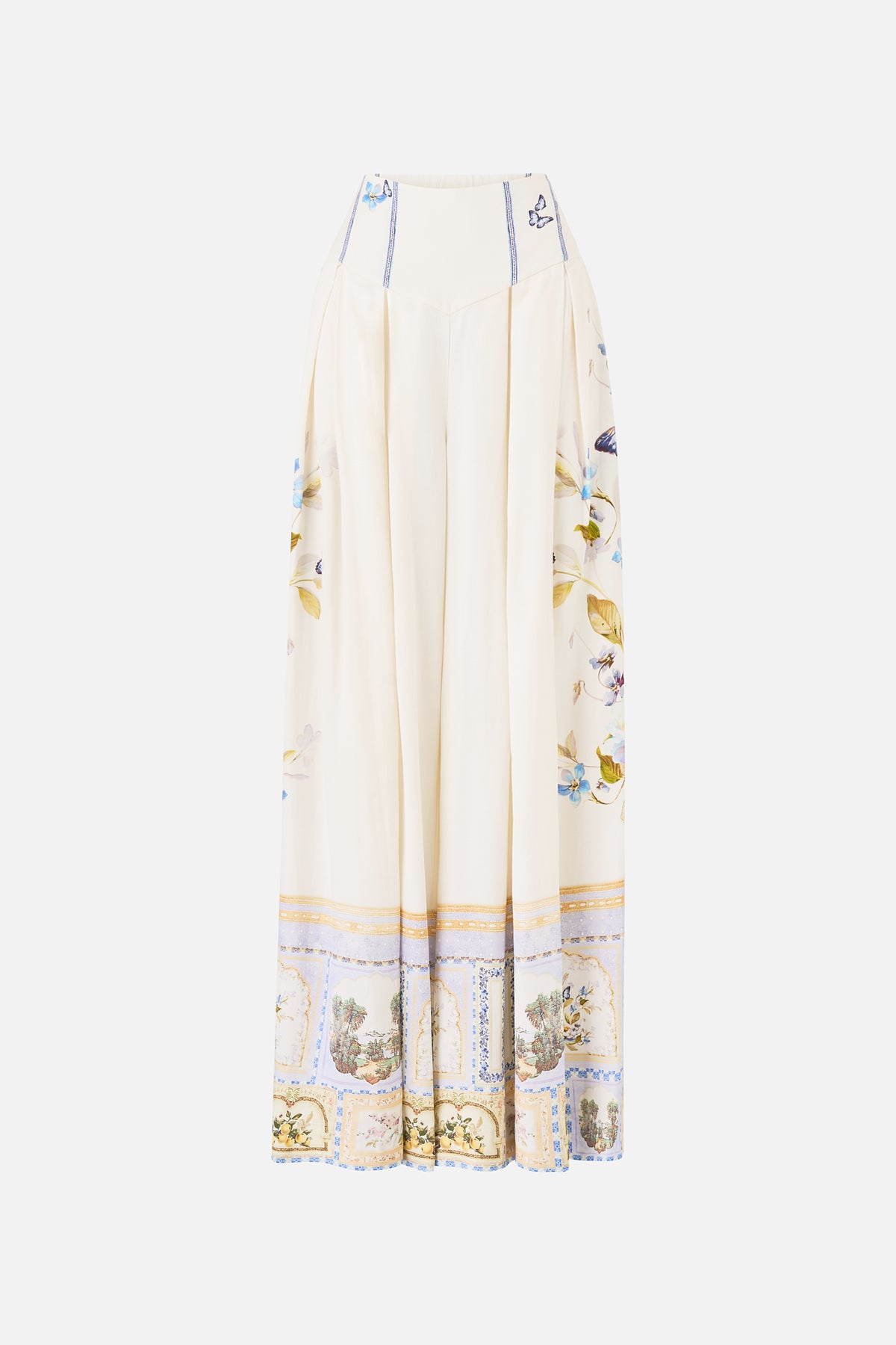 CORSET WAIST WIDE LEG PANT BOTANICAL BALLADS