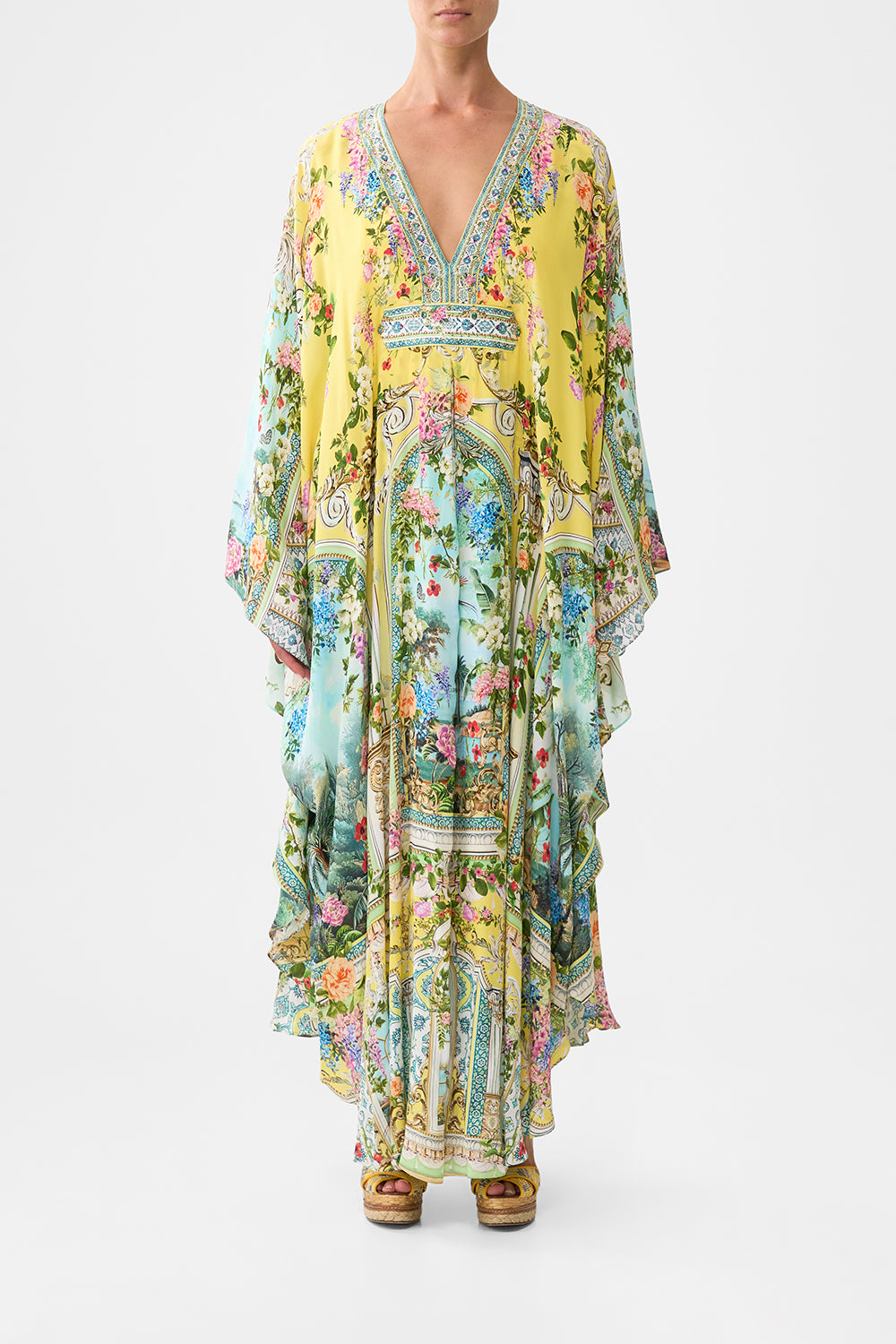 LONG KAFTAN WITH WAIST DETAIL TALES OF TOPKAPI PALACE