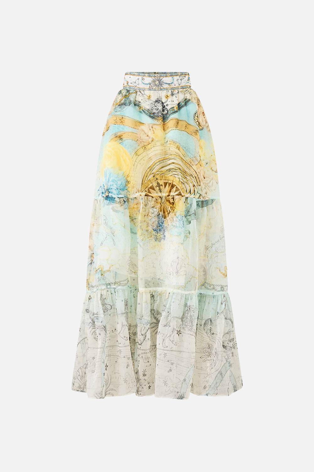 HIGH WAISTED TIERED SKIRT MY LUCKY STARS