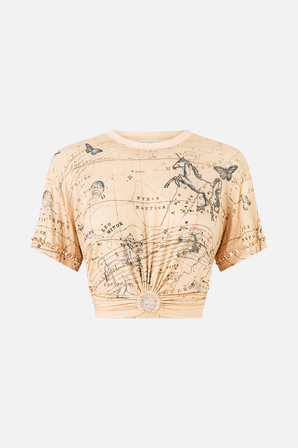 JERSEY T-SHIRT WITH HARDWARE HOUSE OF HOROSCOPES