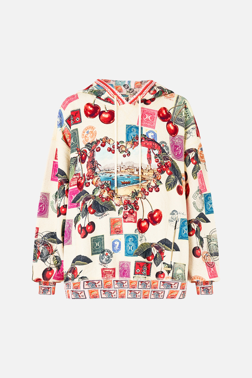 HOODIE WITH SIDE POCKETS NOTES FROM THE ROAD