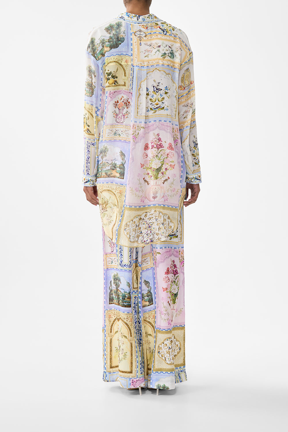 WIDE LEG WAISTED PANT BOTANICAL BALLADS