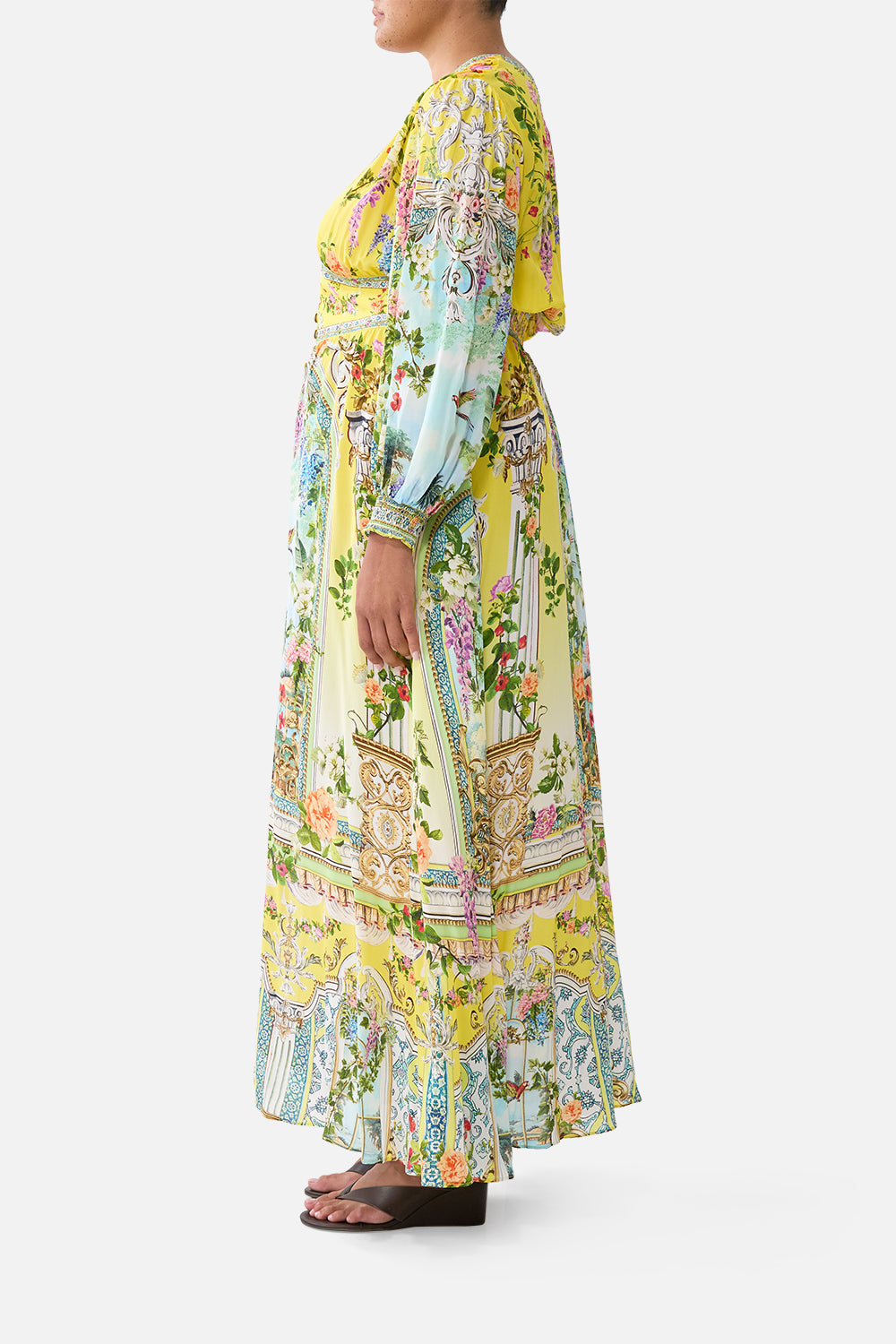 BUTTON DRESS WITH SHAPED WAISTBAND TALES OF TOPKAPI PALACE