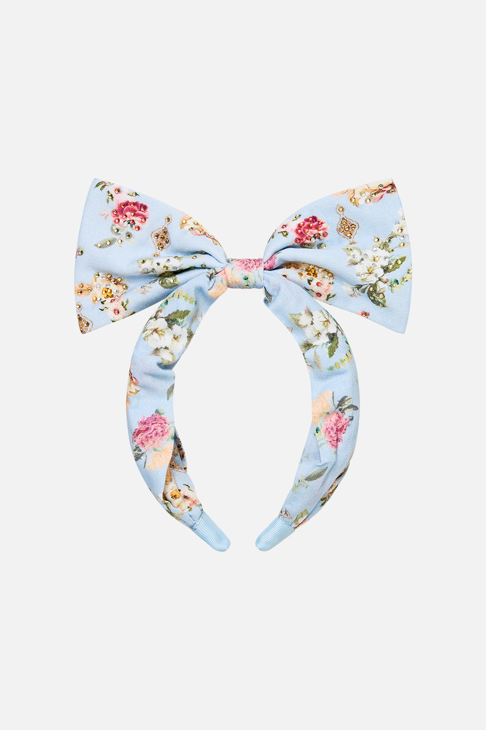 KIDS HEADBAND WITH LARGE BOW TILED IN TIME
