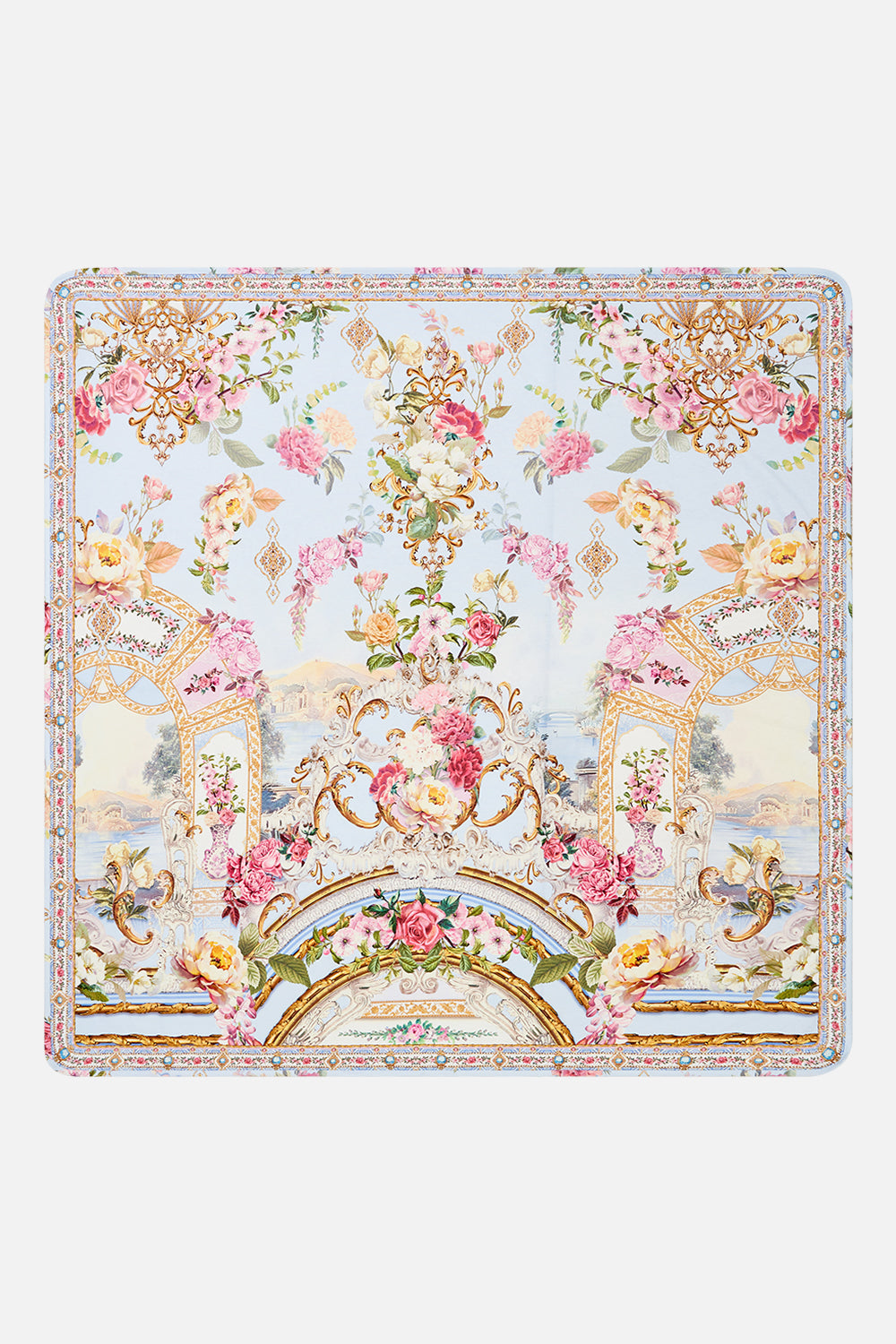 BABIES SQUARE BLANKET TILED IN TIME