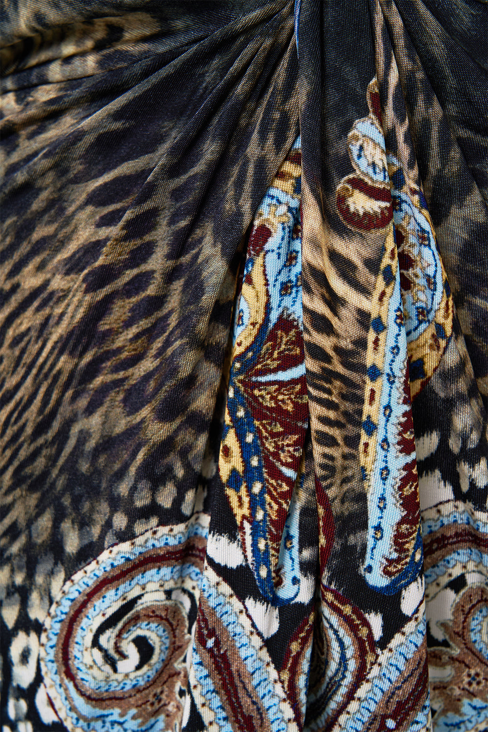 TWIST FRONT DRESS ISTANBUL ANIMALIA