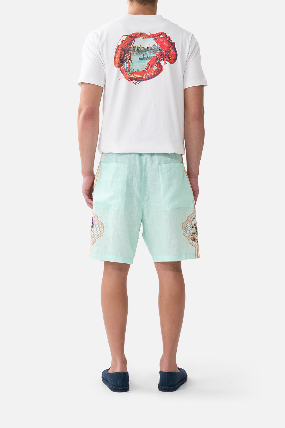 LONG WALK SHORT WITH ELASTIC BACK WITH LOVE FROM TÜRKIYE