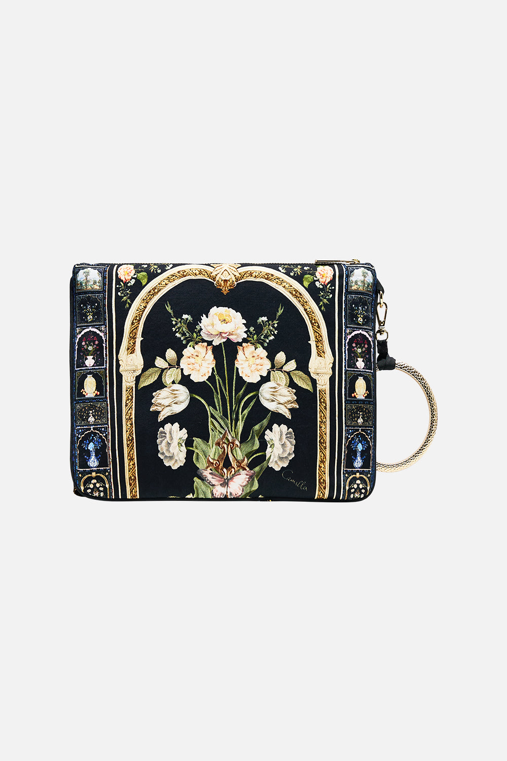 RING SCARF CLUTCH OTTOMAN ELEGANCE