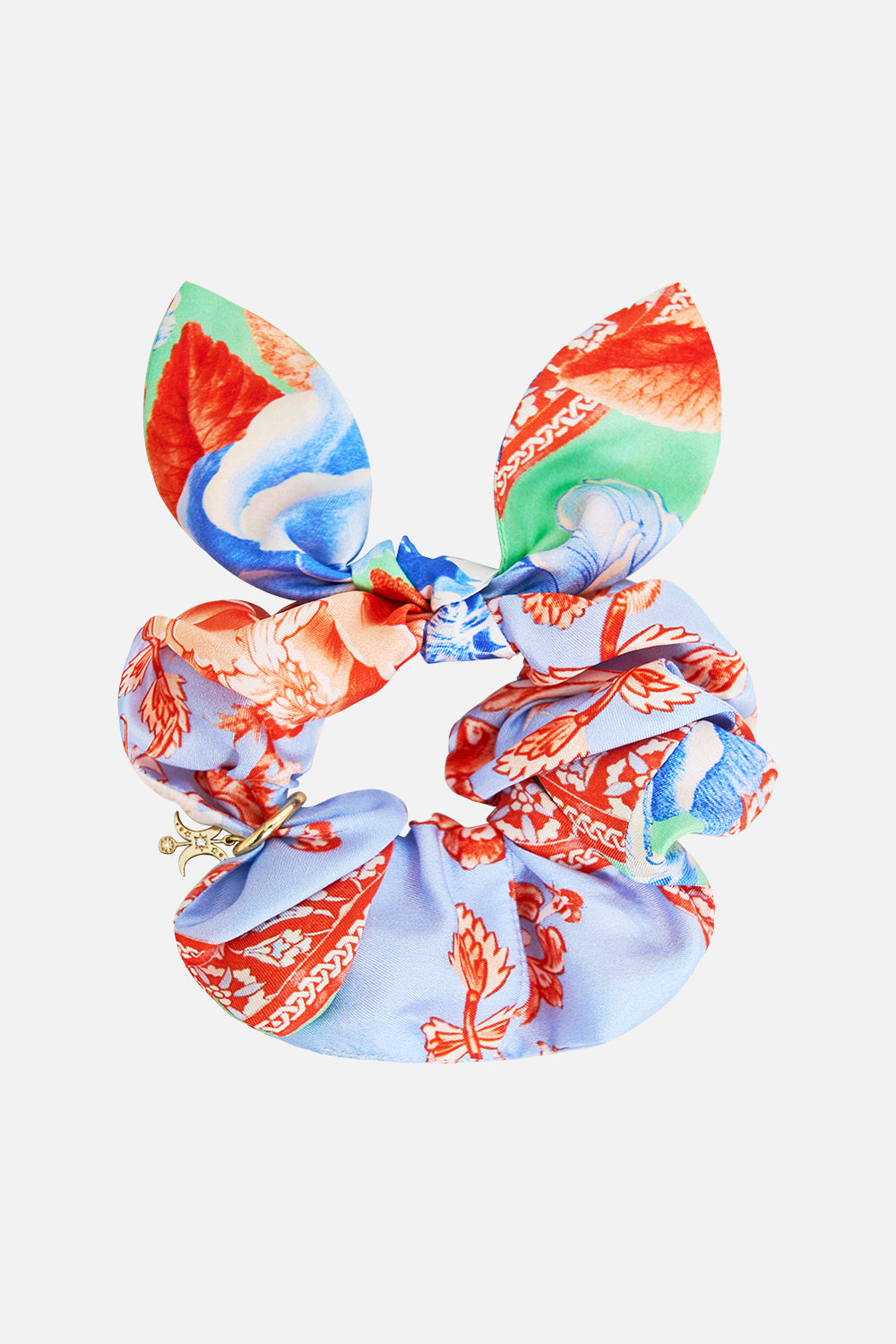 SCRUNCHIE WITH TIE AND CHARM TOPKAPI POP
