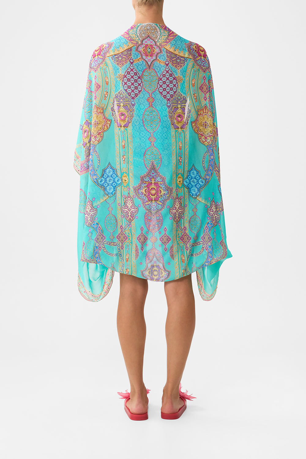 SILK CHIFFON SHRUG THE CONCUBINES CORRIDOR