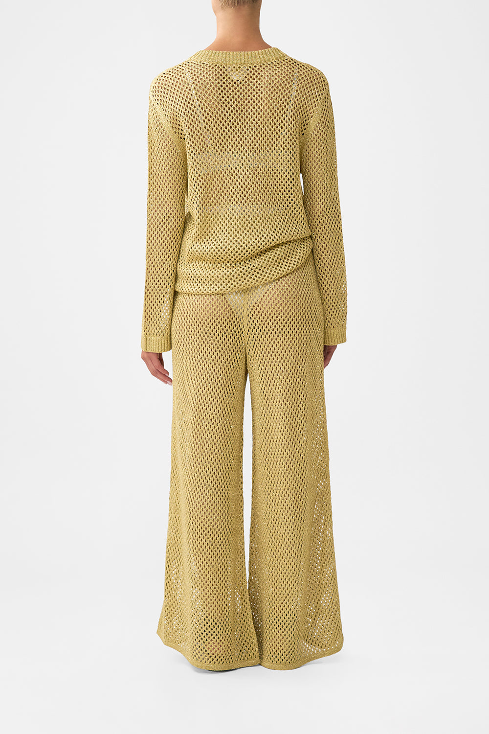 WIDE FLARE KNIT PANT OTTOMAN DYNASTY