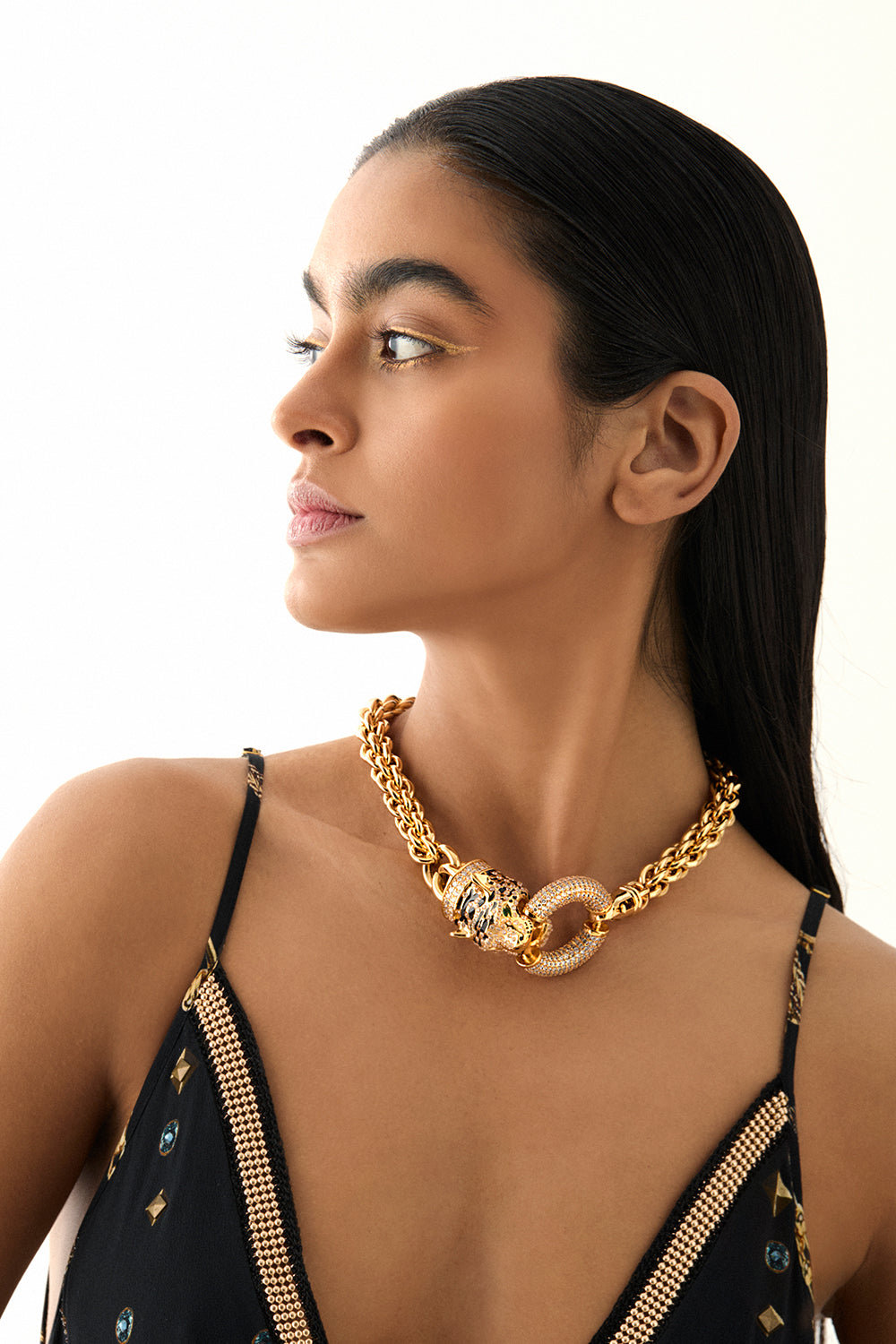 FIERCE FOLKLORE CHAIN NECKLACE GOLD