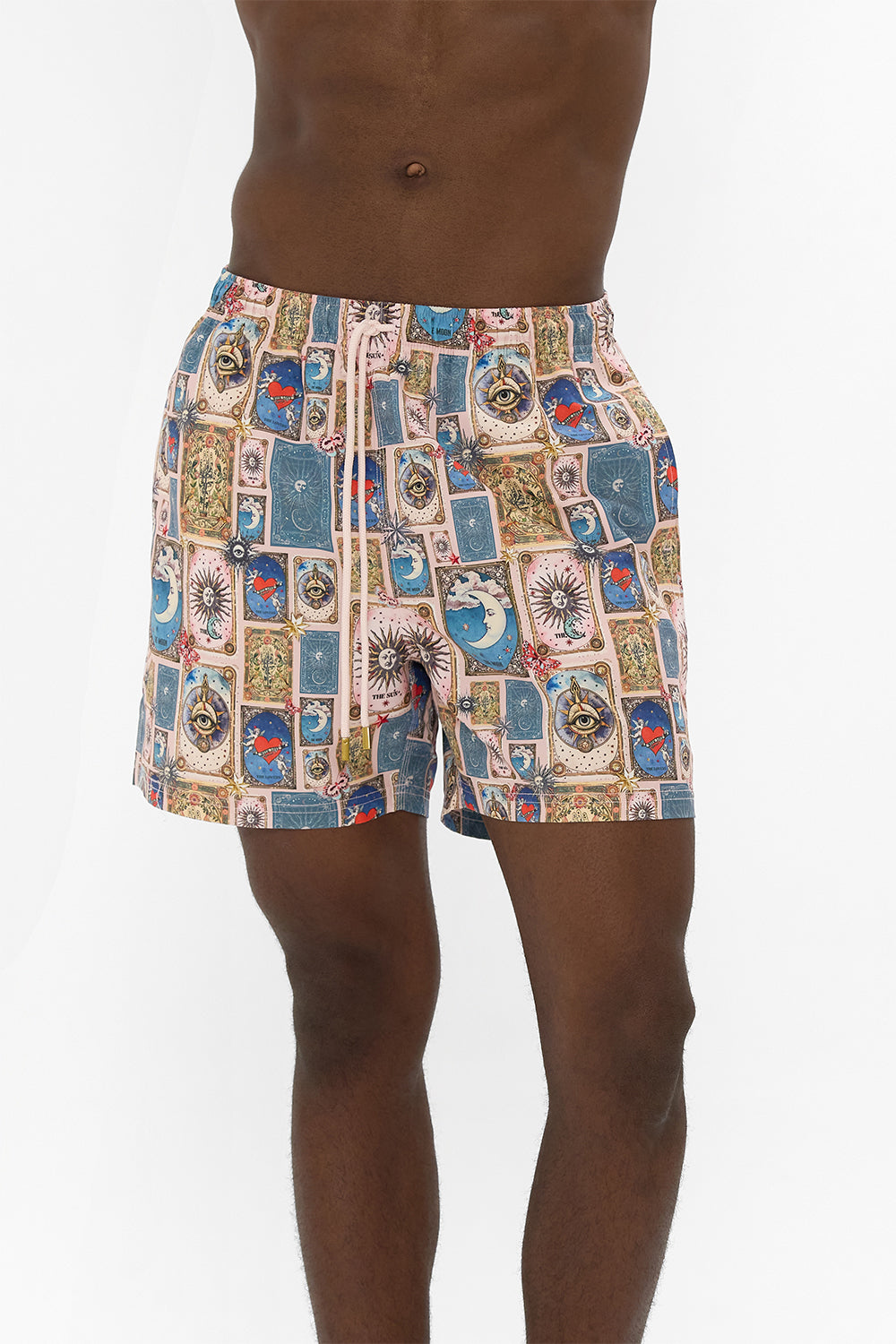 MID LENGTH BOARDSHORT WITH ELASTIC WAIST HOUSE OF HOROSCOPES