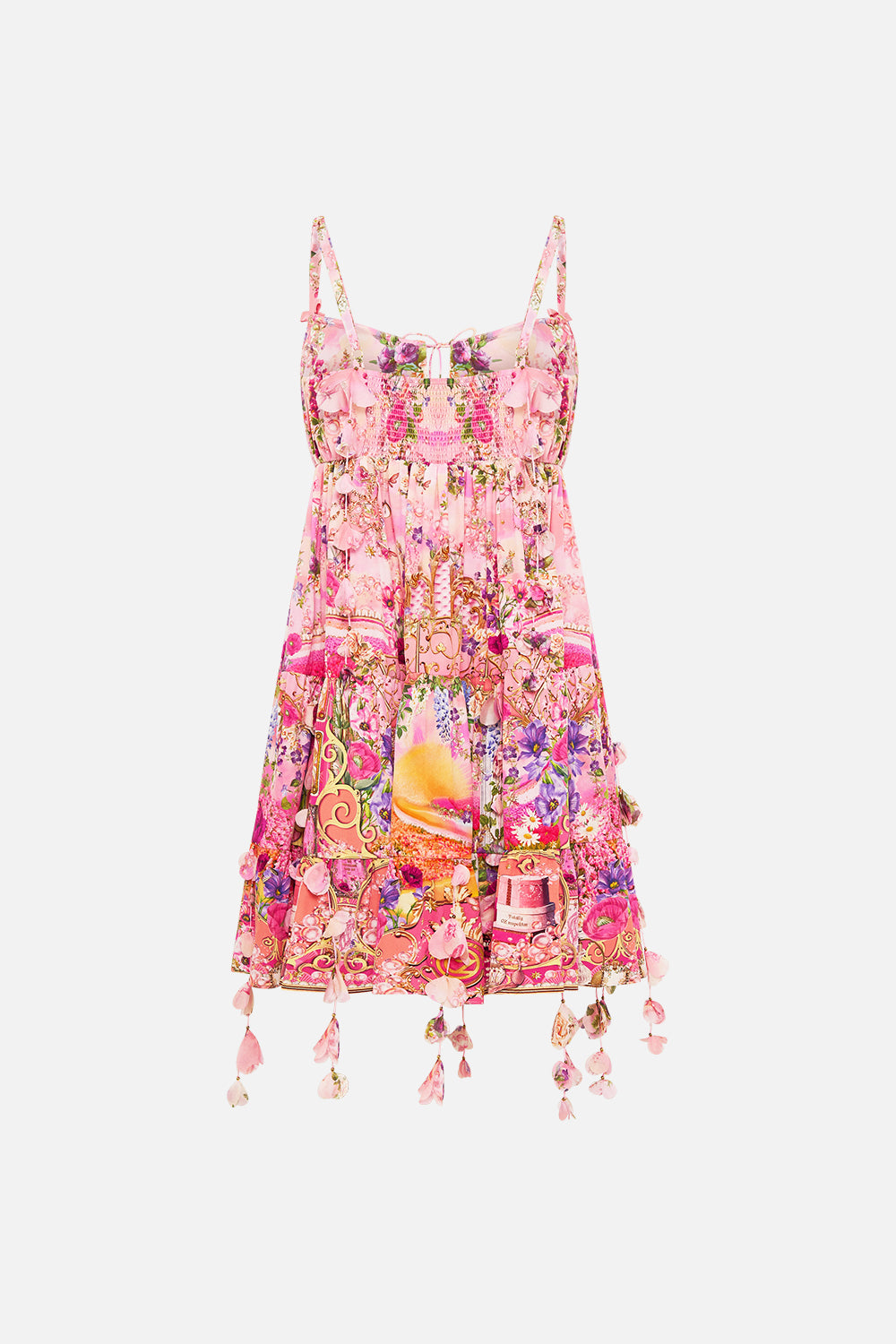 CAMILLA Gathered Bust Tiered Mini Dress Totally Ozmopolitan