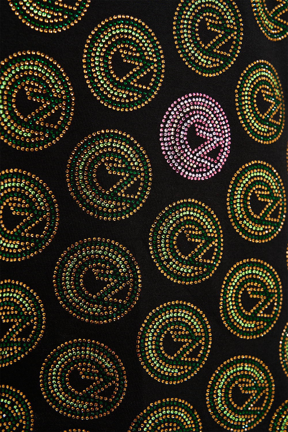 CAMILLA Green/Black Oversized Band Tee- Black in Defy Gravity Print