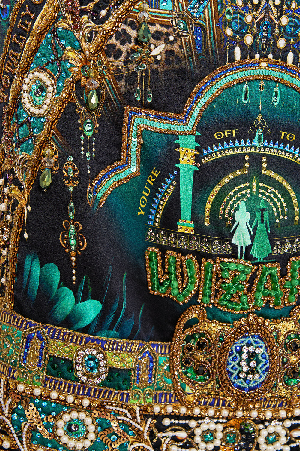 CAMILLA Green/Black Mini Skirt Defy Gravity