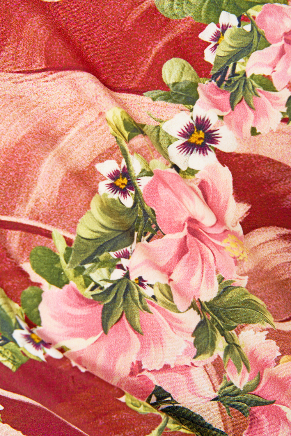 CROPPED WRAP SHIRT WELCOME TO THE WHITE LOTUS