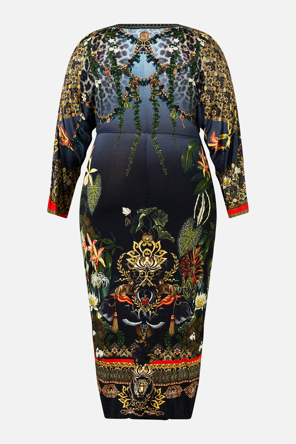 LONG SPLIT FRONT TWIST DRESS READY FOR MY WELCOME DRINK