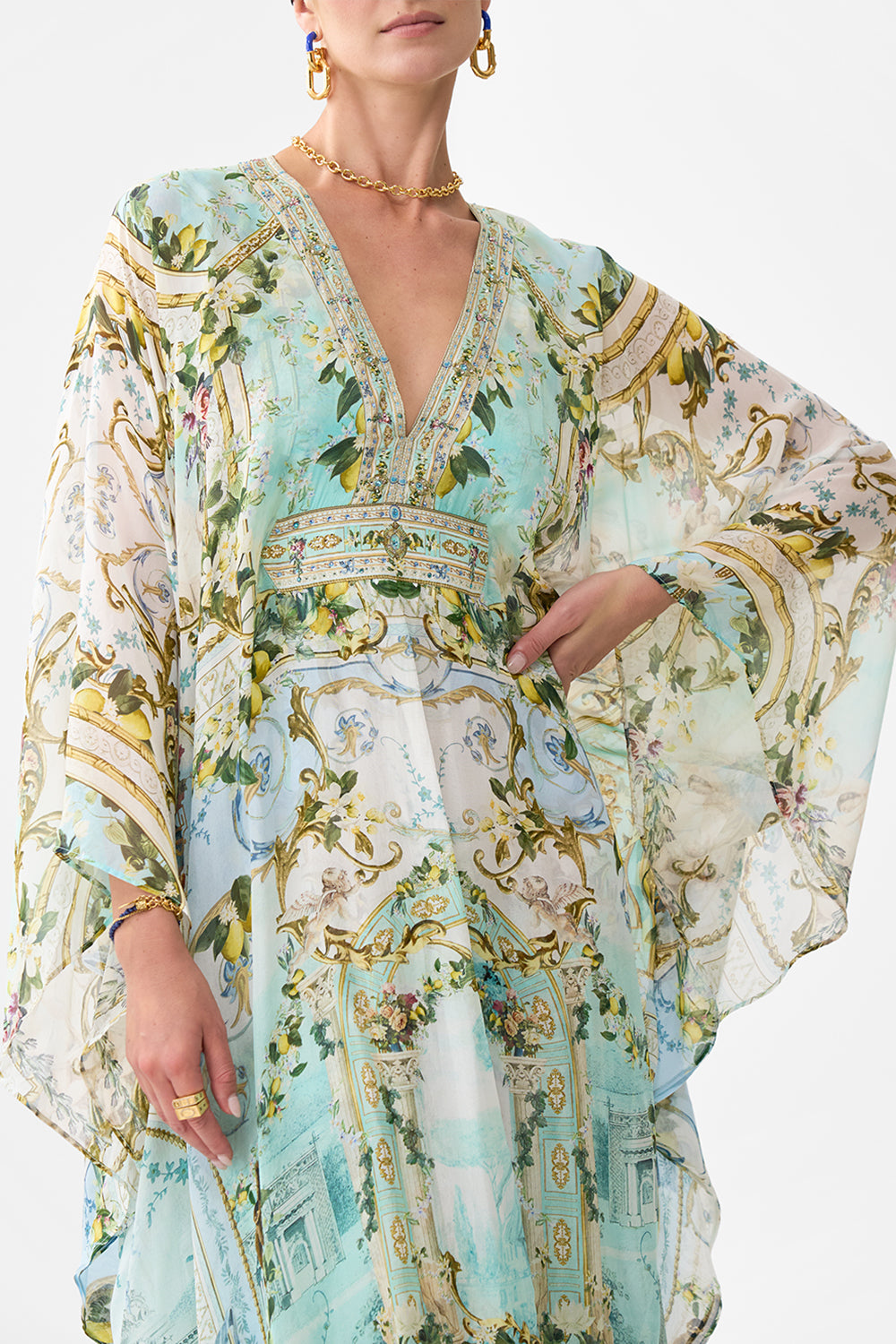 LONG KAFTAN WITH WAIST DETAIL VENUS ON A VESPA
