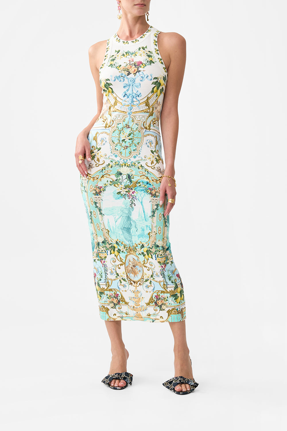 JERSEY TANK DRESS VENUS ON A VESPA