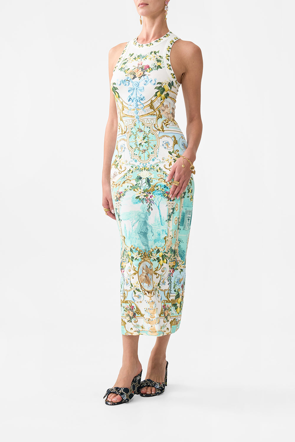 JERSEY TANK DRESS VENUS ON A VESPA