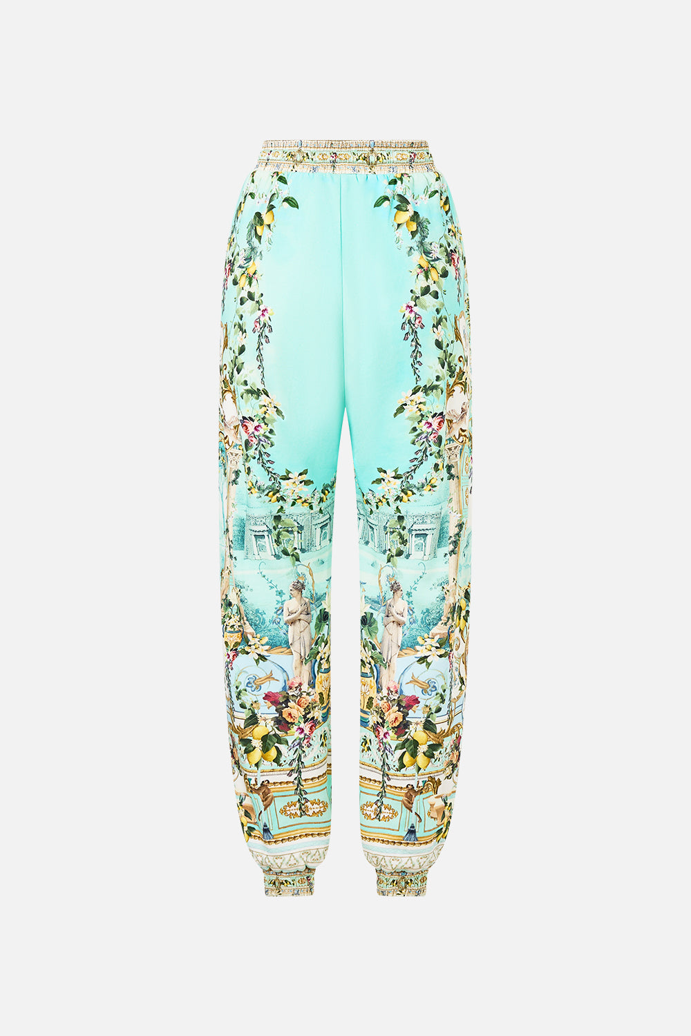 JERSEY TRACK PANT WITH SILK DETAILS VENUS ON A VESPA