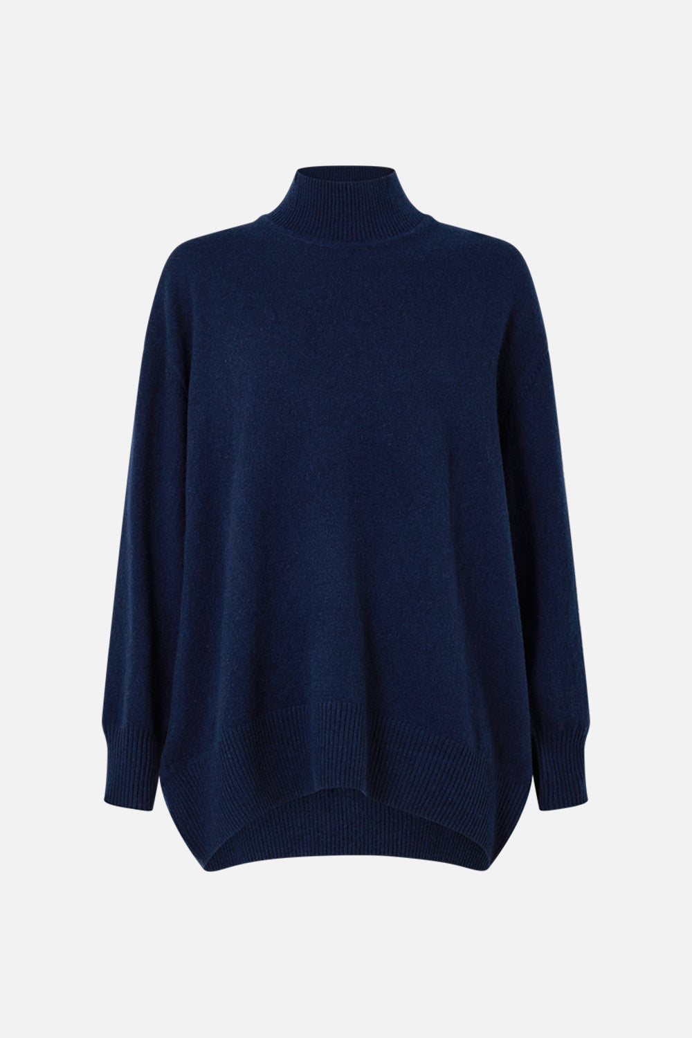 The CAMILLA Silk Back Turtle Neck Knit in our Ornate On A Plate print.