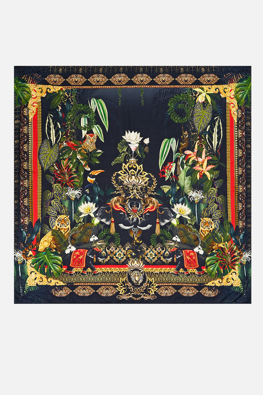 LARGE SQUARE SCARF READY FOR MY WELCOME DRINK