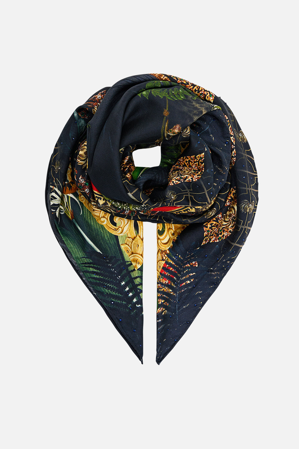 LARGE SQUARE SCARF READY FOR MY WELCOME DRINK