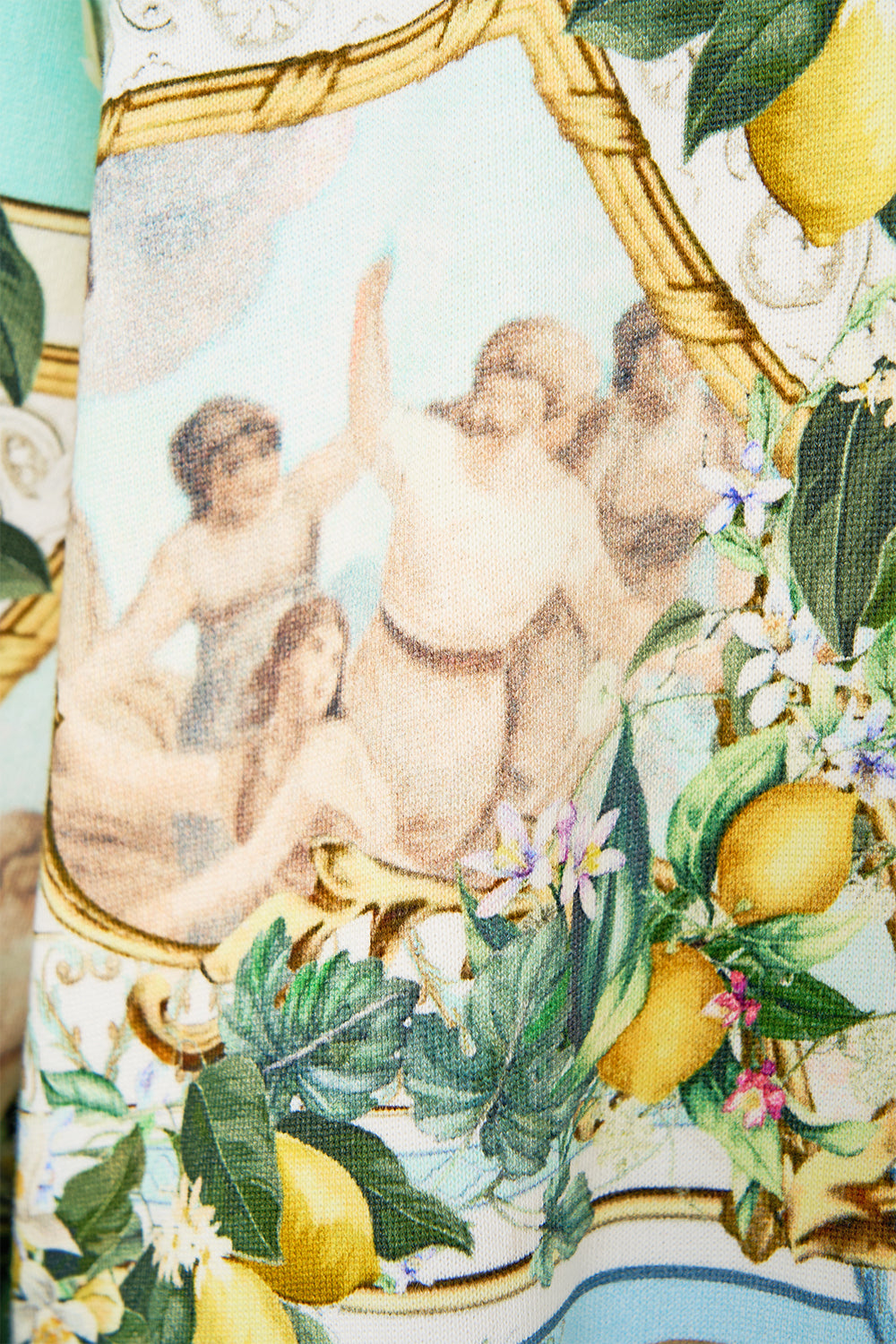 SILK BAND OVERSIZED HOODIE WITH POCKETS VENUS ON A VESPA