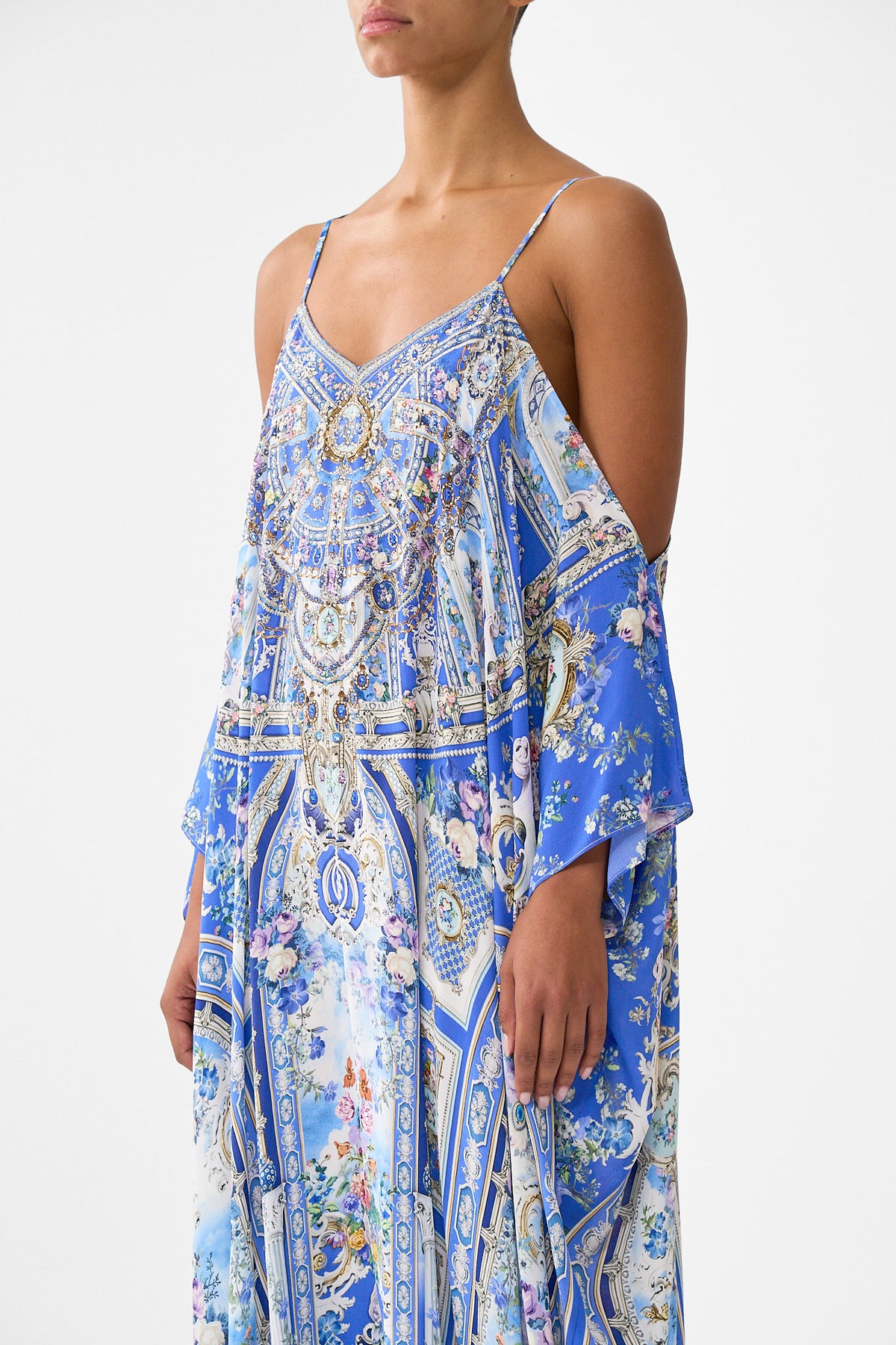 DROP SHOULDER STRAP KAFTAN OTTOMAN OPULENCE