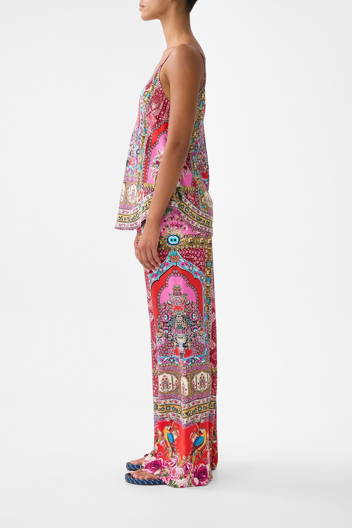 V-NECK BIAS CAMI HEIRLOOM EMPIRE