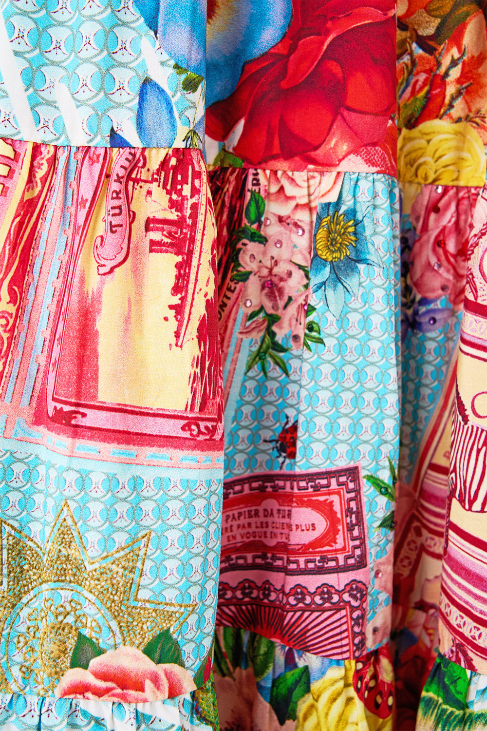 JERSEY SPLICED TIERED SKIRT PAPERS AND CURIOUS CAPERS