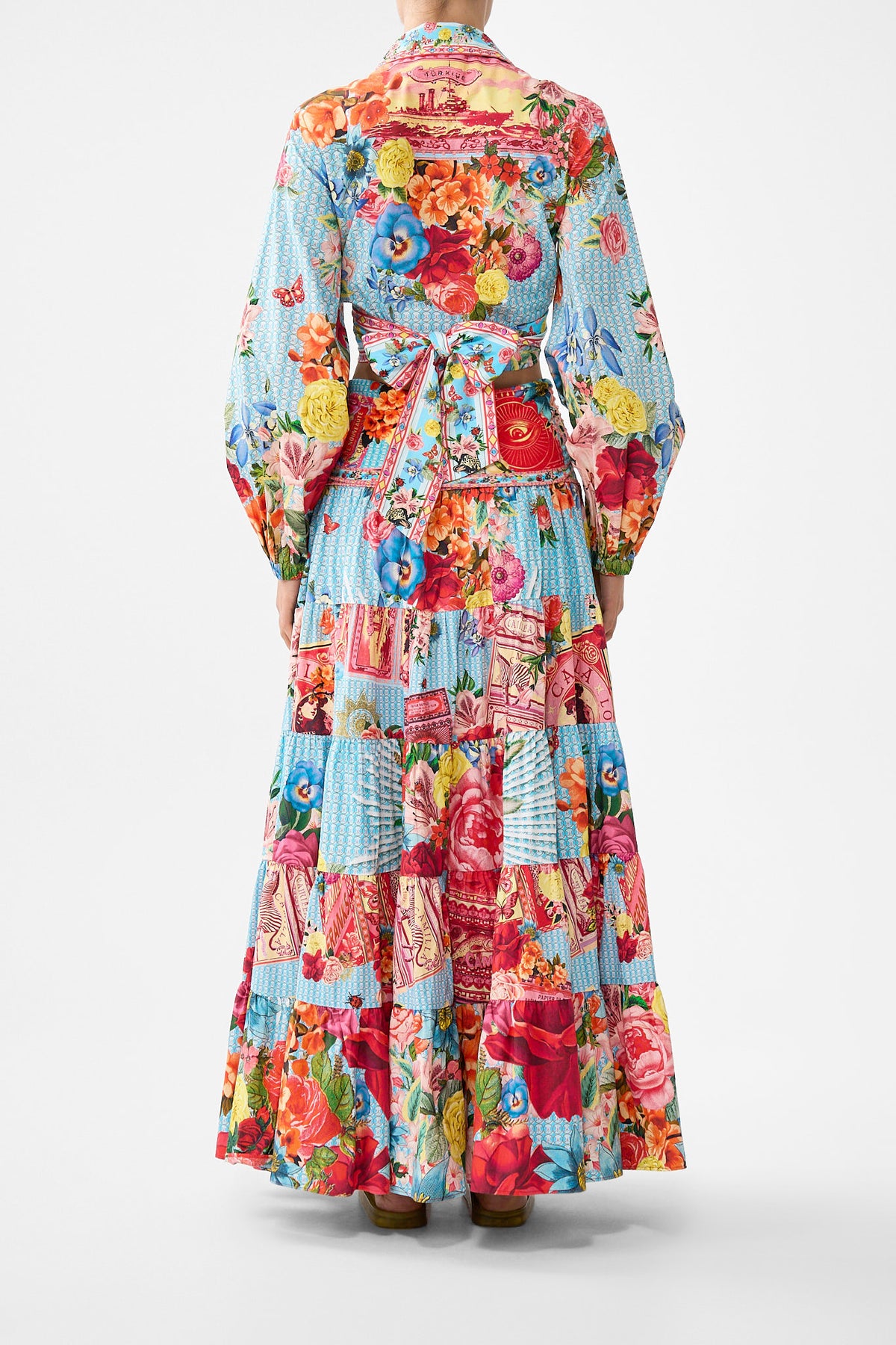 CROPPED WRAP SHIRT PAPERS AND CURIOUS CAPERS