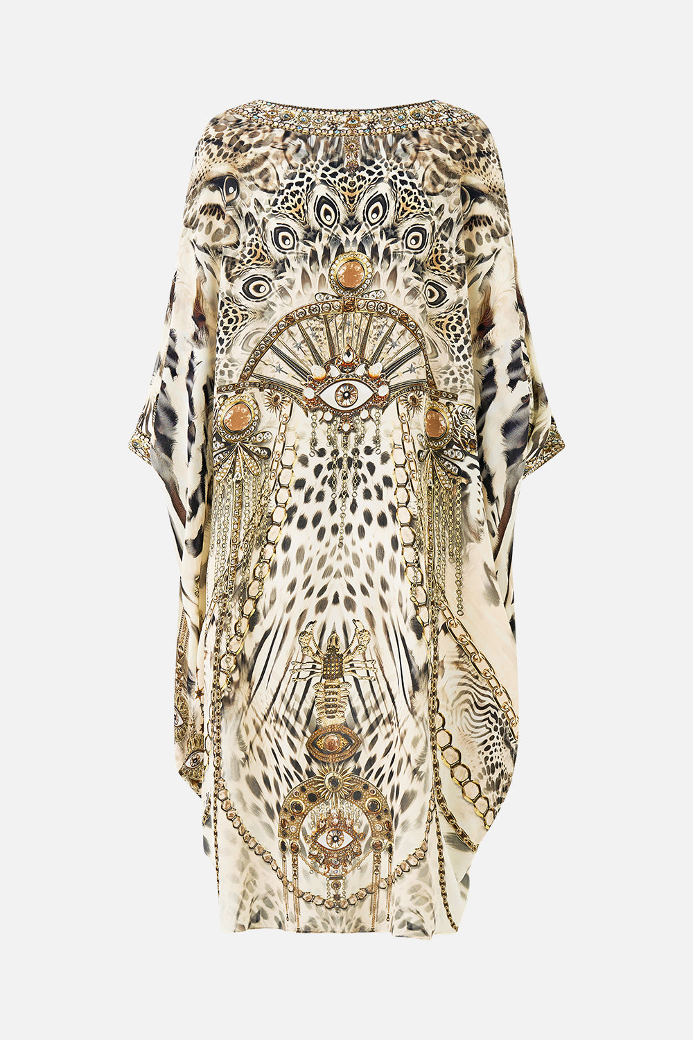 SCOOP BACK HEM DRESS LADY LIONHEART