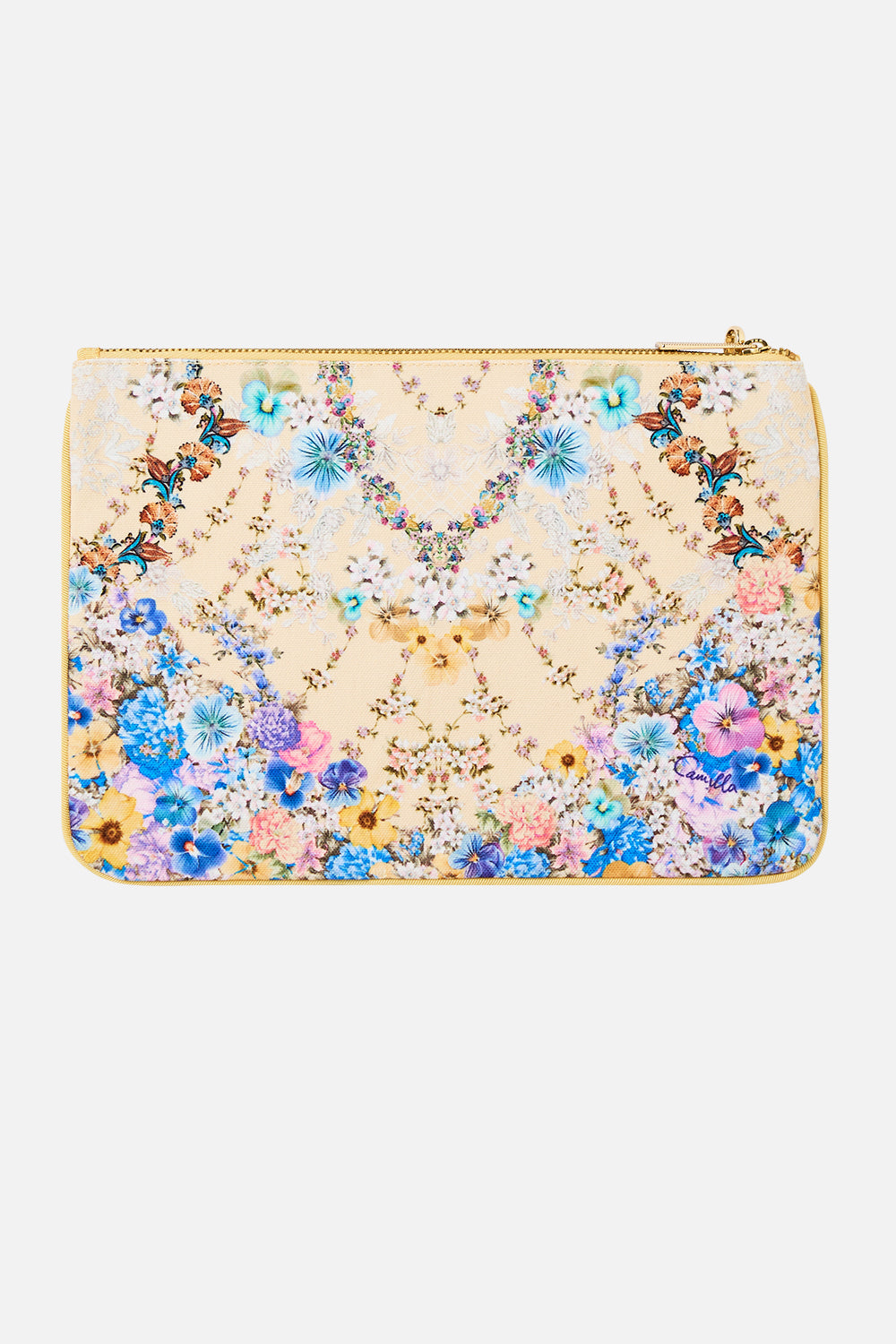 SMALL CANVAS CLUTCH DARLING BUDS