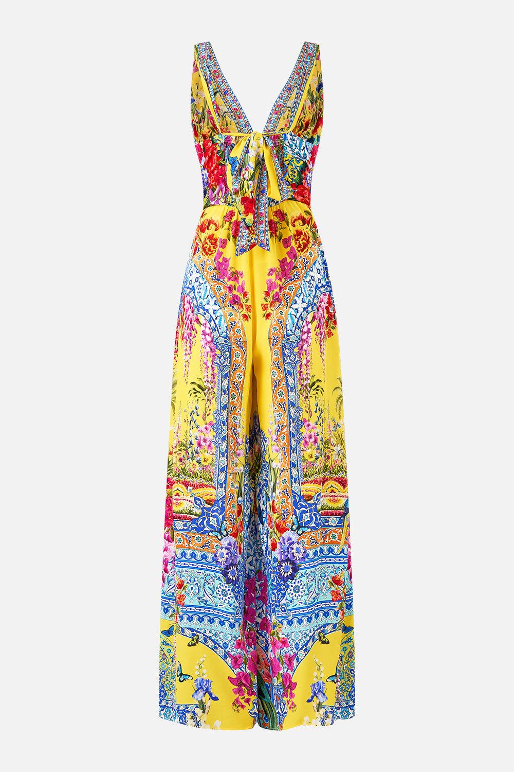 HALTERNECK JUMPSUIT WITH TIE NECK SULTANAHMET SUMMER