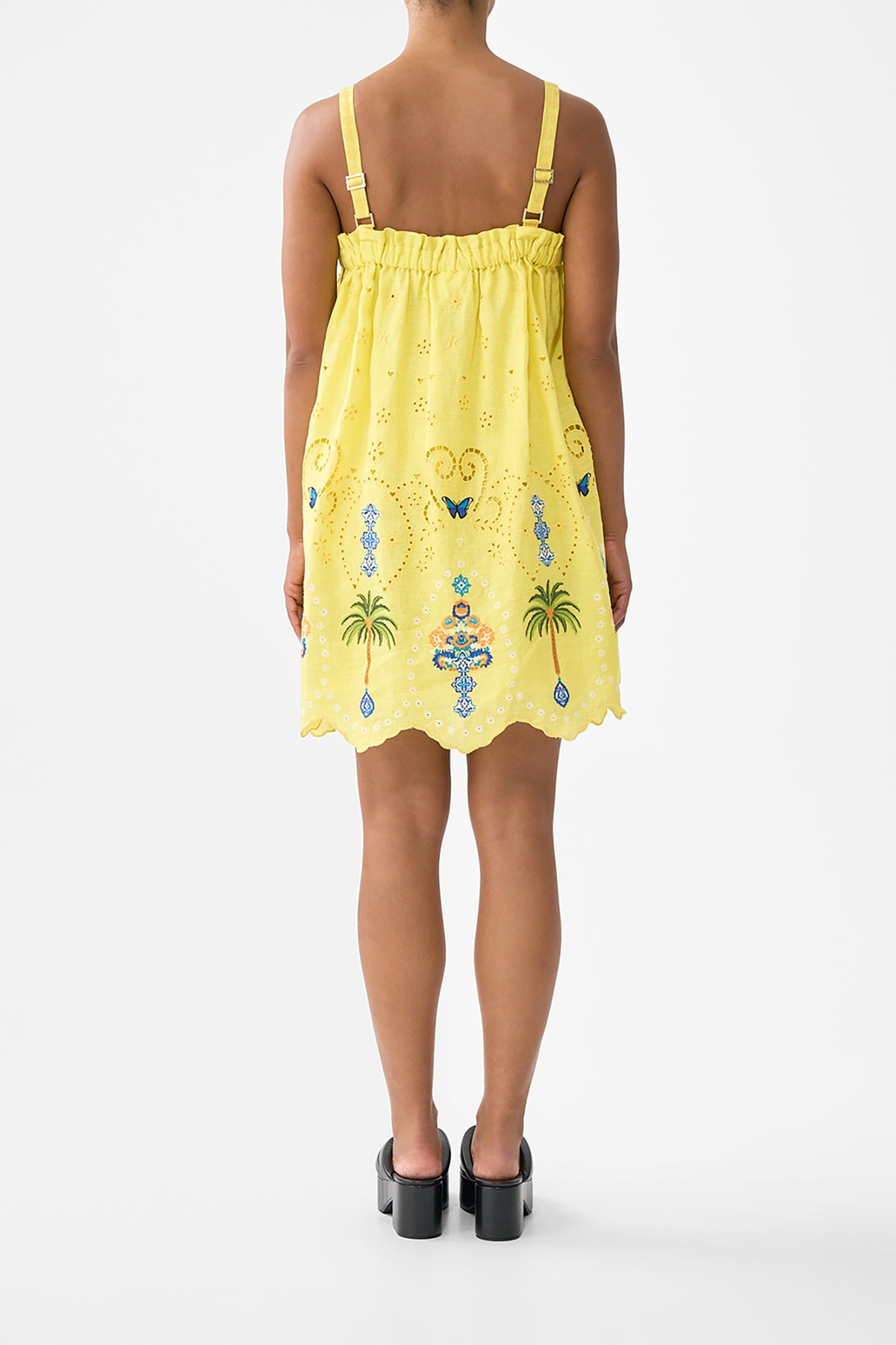 WIDE STRAP SHORT SUNDRESS SULTANAHMET SUMMER