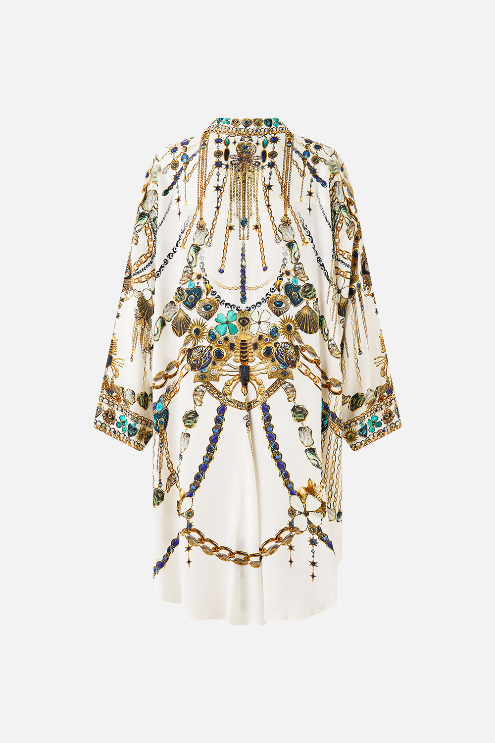 RELAXED HIGH LOW SHIRT DRESS CHAIN GANG