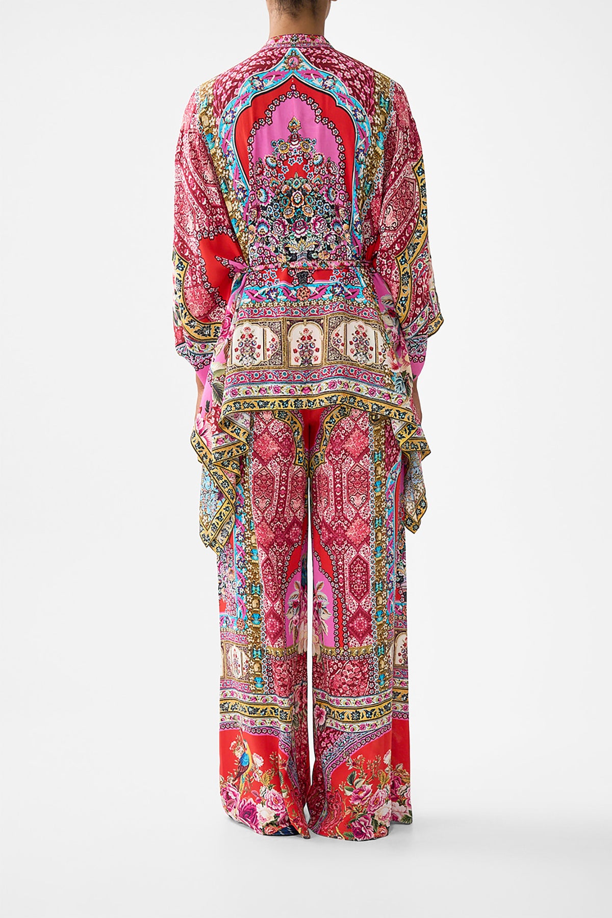 BUTTON THROUGH SCARF BLOUSE HEIRLOOM EMPIRE