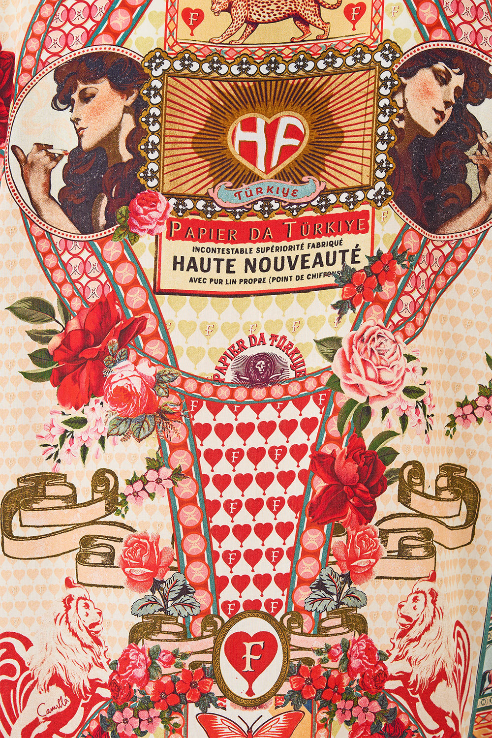 SHORT SLEEVE CAMP COLLARED SHIRT HIGH CLASS HOOKAH