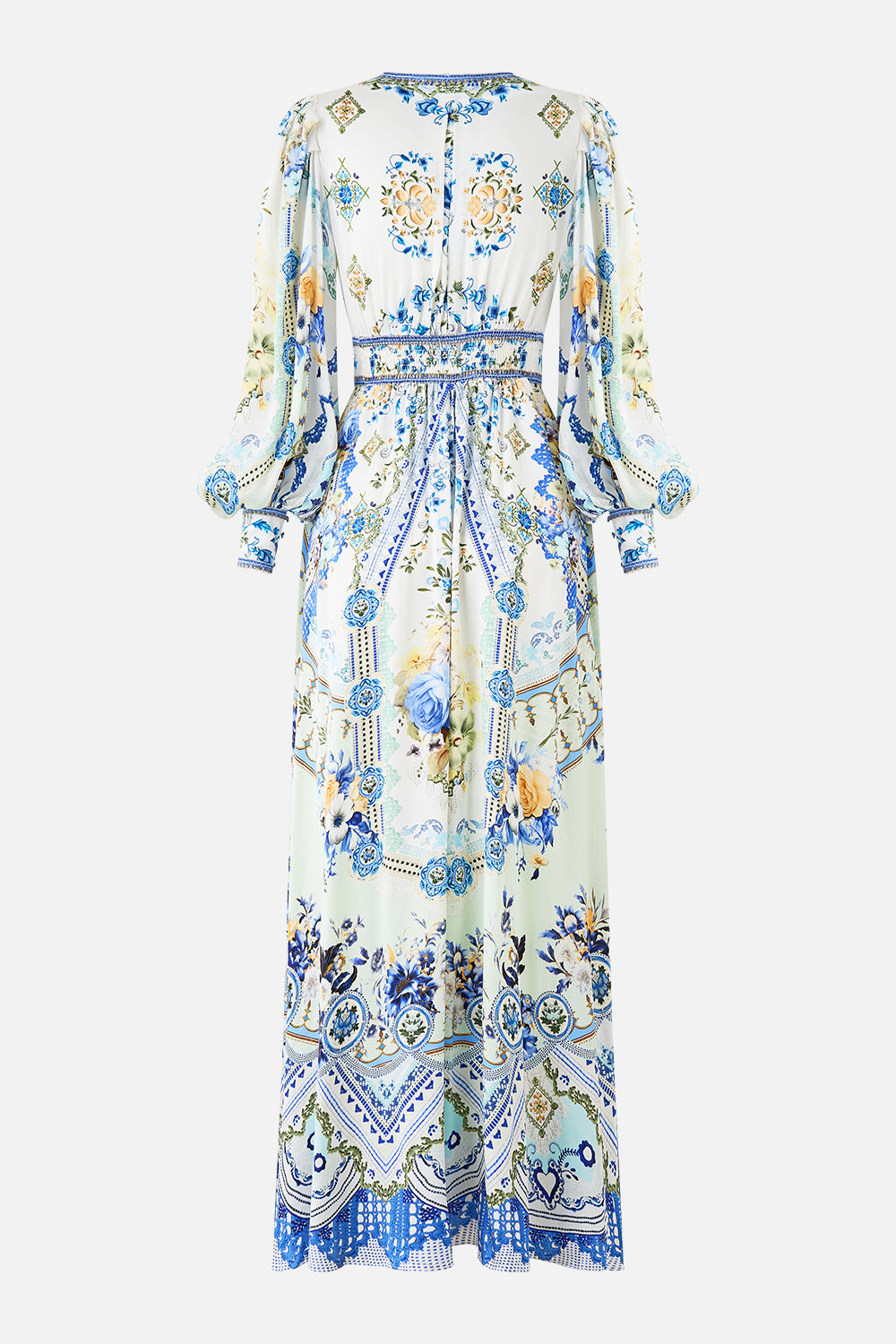 SHAPED WAISTBAND DRESS WITH GATHERED SLEEVES MY HOMESPUN HEART