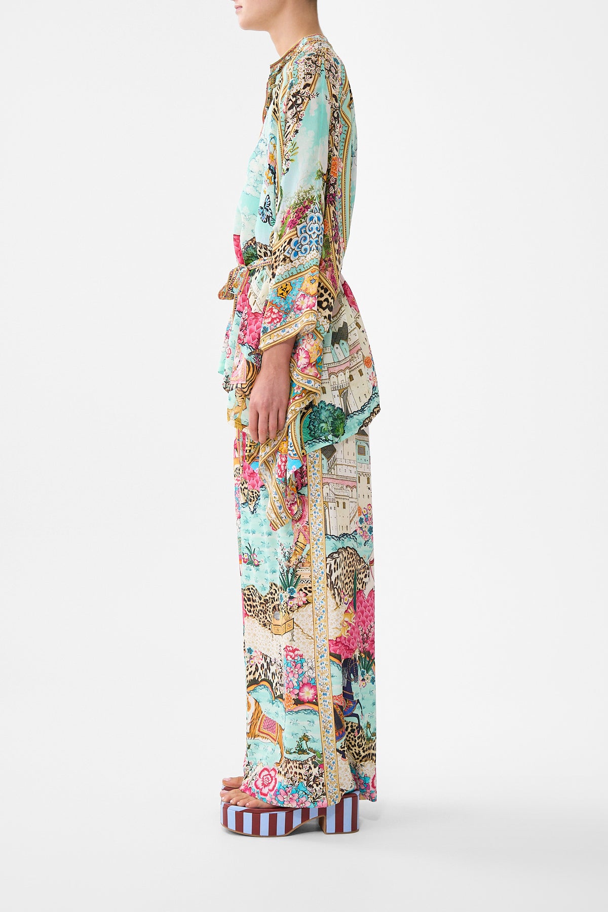 BUTTON THROUGH SCARF BLOUSE MINIATURE MOMENTS