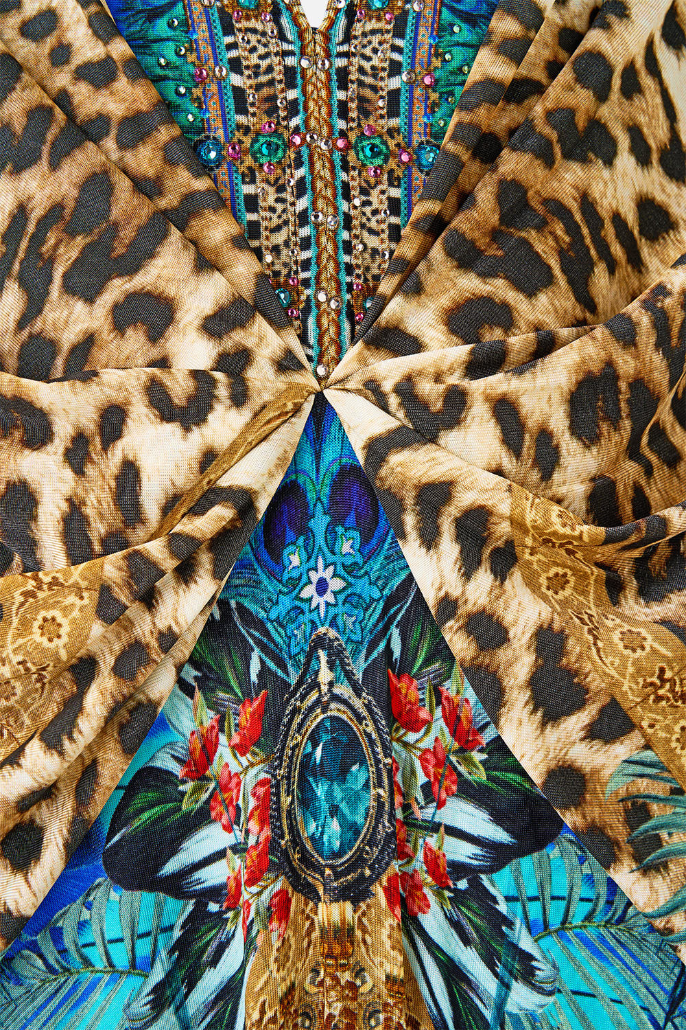 TUCK FRONT JERSEY DRESS ANIMAL ALCHEMY