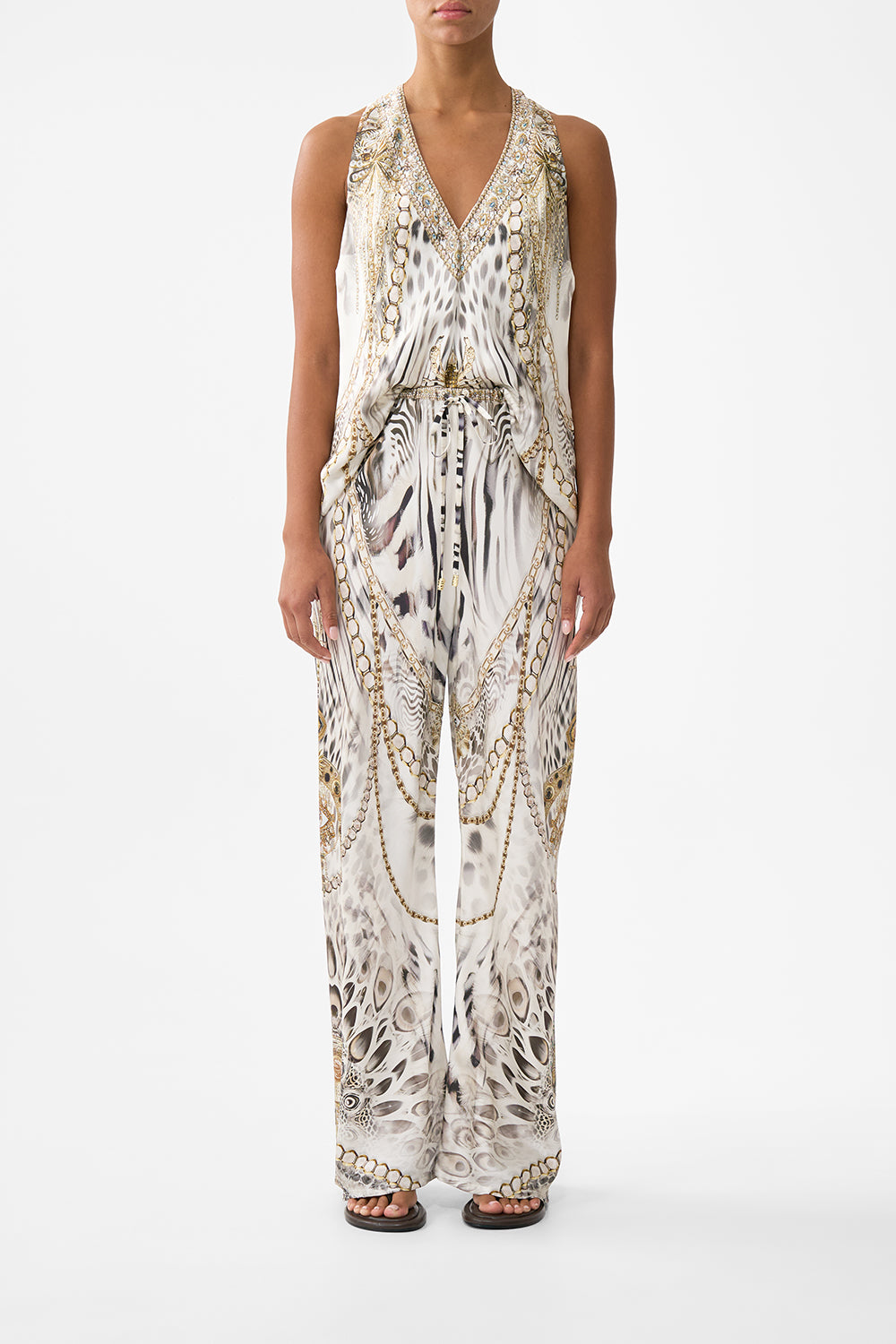 BIAS CUT DRAWSTRING PANT LADY LIONHEART