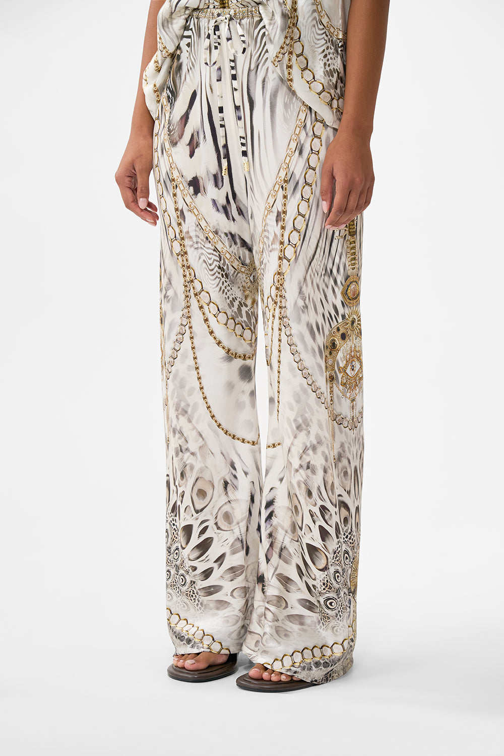 BIAS CUT DRAWSTRING PANT LADY LIONHEART