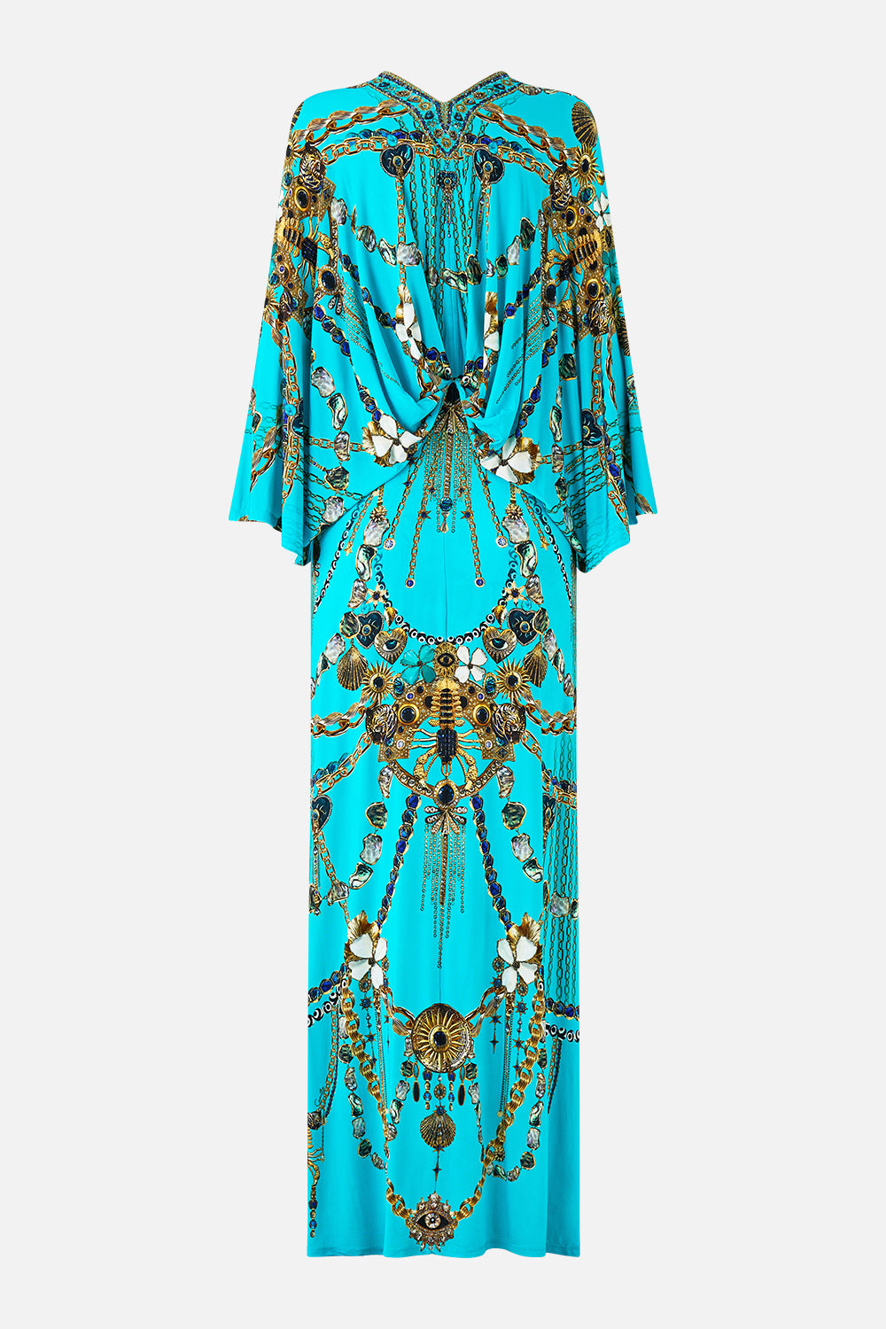 TUCK FRONT JERSEY DRESS TOTEMS AND TREASURES